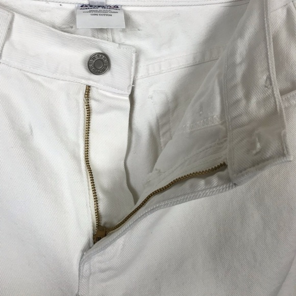 Guess Original Fit 050 Narrow Leg White Jeans 32 - Picture 7 of 7